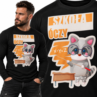 LONGSLEEVE ŚMIESZNY SZKOŁA ÓCZY